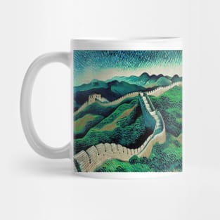 The Great Wall of China in Van Gogh's style Mug